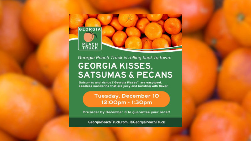 Georgia Peach Truck @ Starkie Brothers Garden Center - 12/10