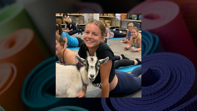 GOAT YOGA AT STARKIE BROTHERS GARDEN CENTER