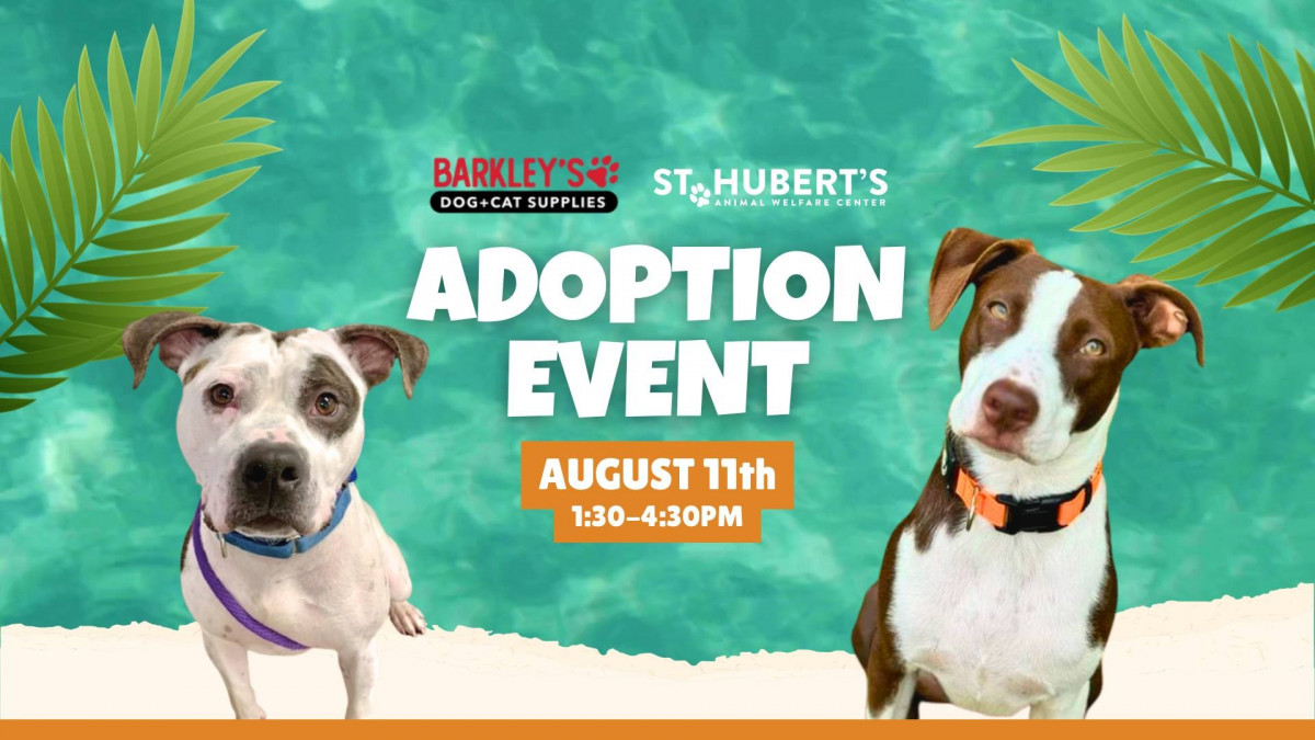 Adoption Event with St. Hubert's Animal Welfare Center
