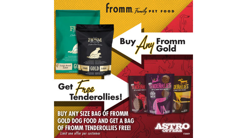 Fromm | FREE Tenderollies with Any Gold Dry Dog Food Purchase