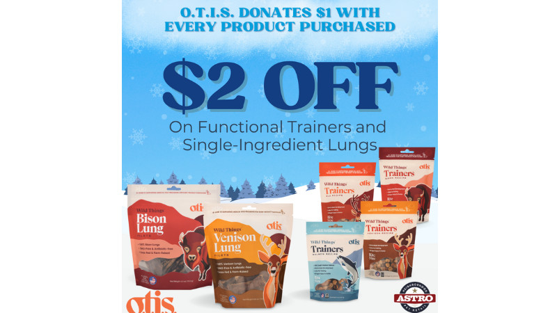 O.T.I.S. | $2.00 OFF Lung Filets and Training Treats