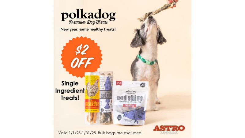 Polkadog | $2.00 OFF Select Single Ingredient Treats