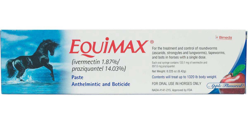 (Expired - Discounted) Bimeda EquiMax Horse Wormer Paste Apple Flavor for $12.99