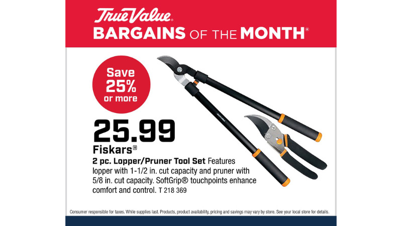 ﻿Fiskars® 2 pc. Lopper/Pruner Tool Set $25.99