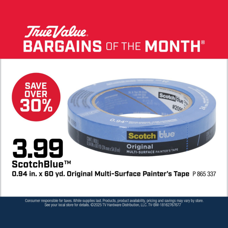 ScotchBlue™ Original Multi-Surface Painter’s Tape $3.99