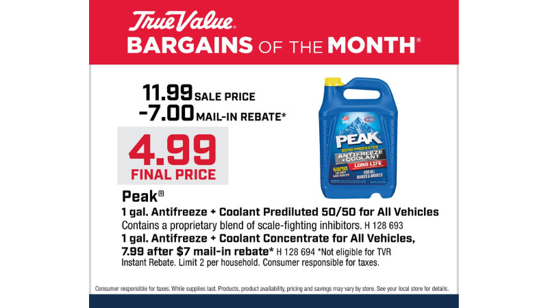 Peak® 1 gal. Antifreeze + Coolant Savings