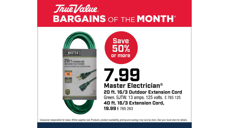 Master Electrician® Extension Cord Savings