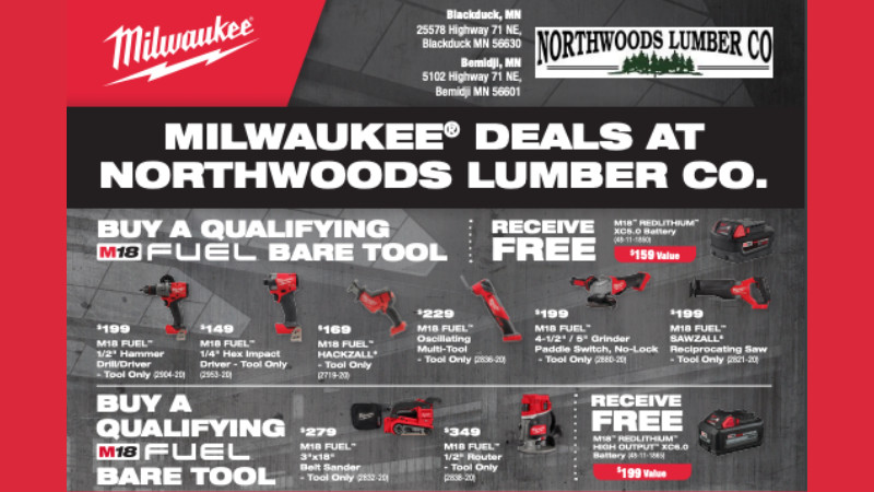 Milwaukee Savings!