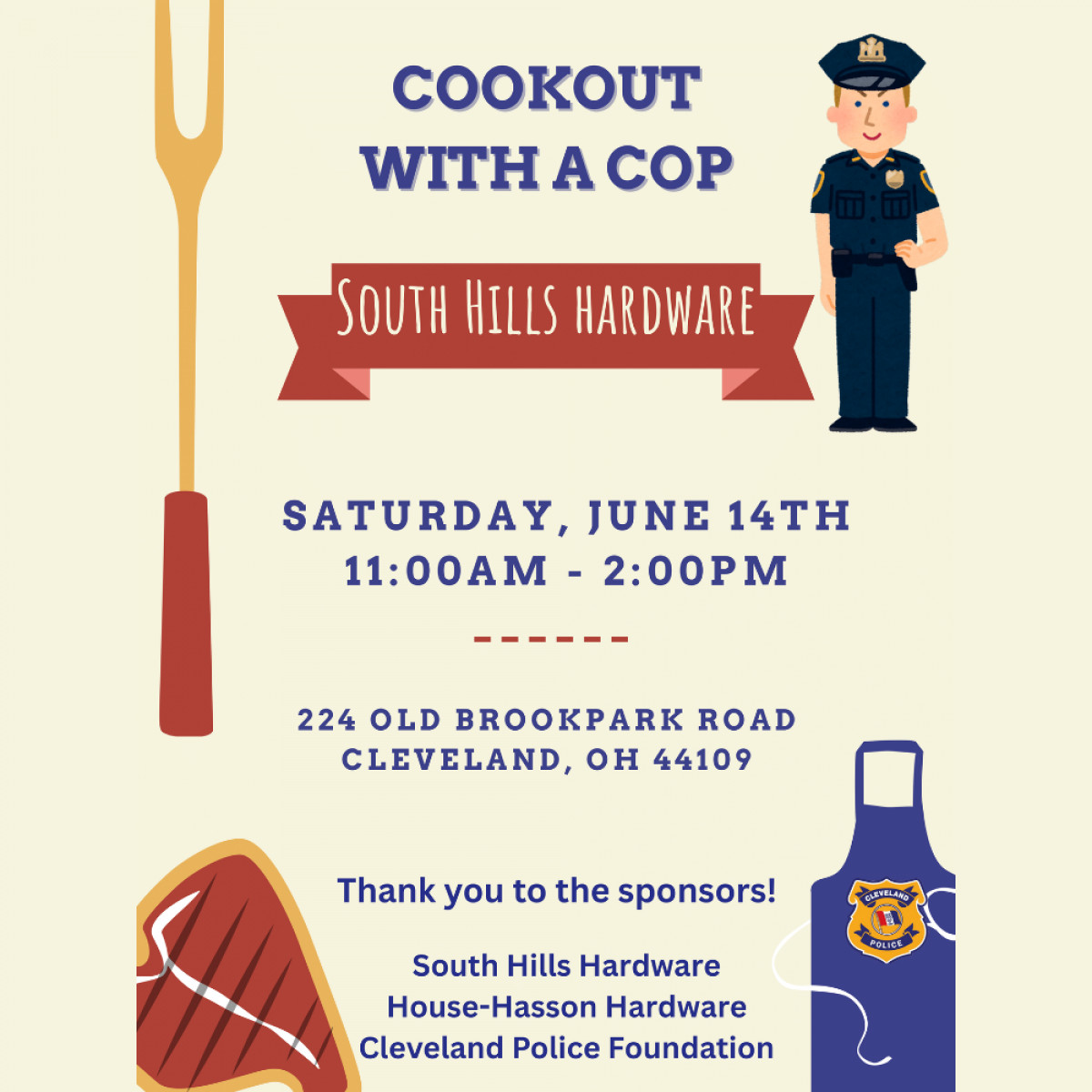 COOKOUT WITH A COP