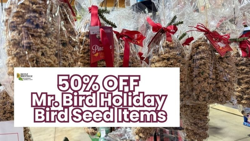 50% Off Mr. Bird Holiday Bird Seed items
