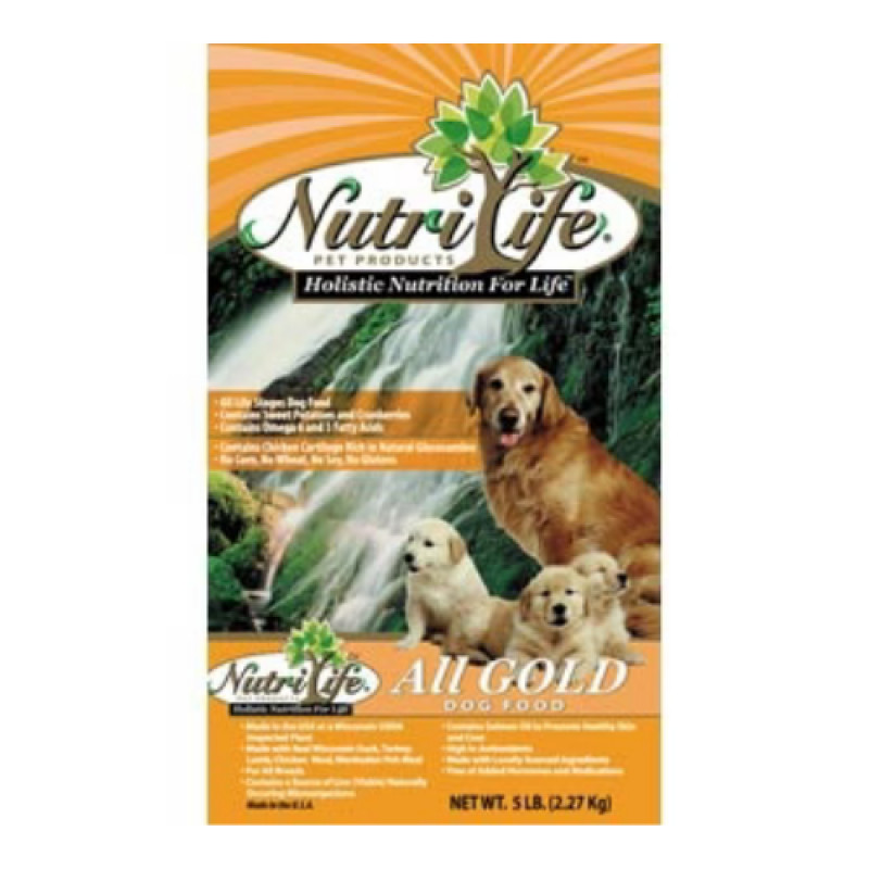Save $3 on Nutri Life All Gold Dog Food! 🐾