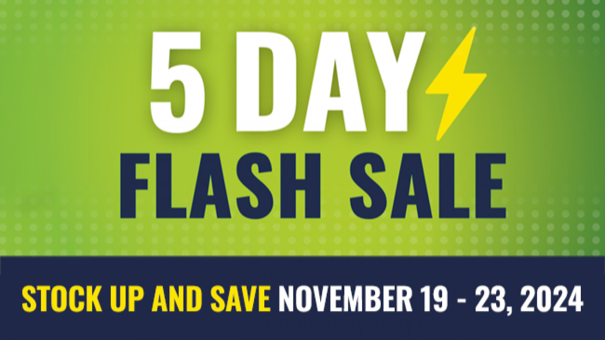 5-Day Flash Sale!