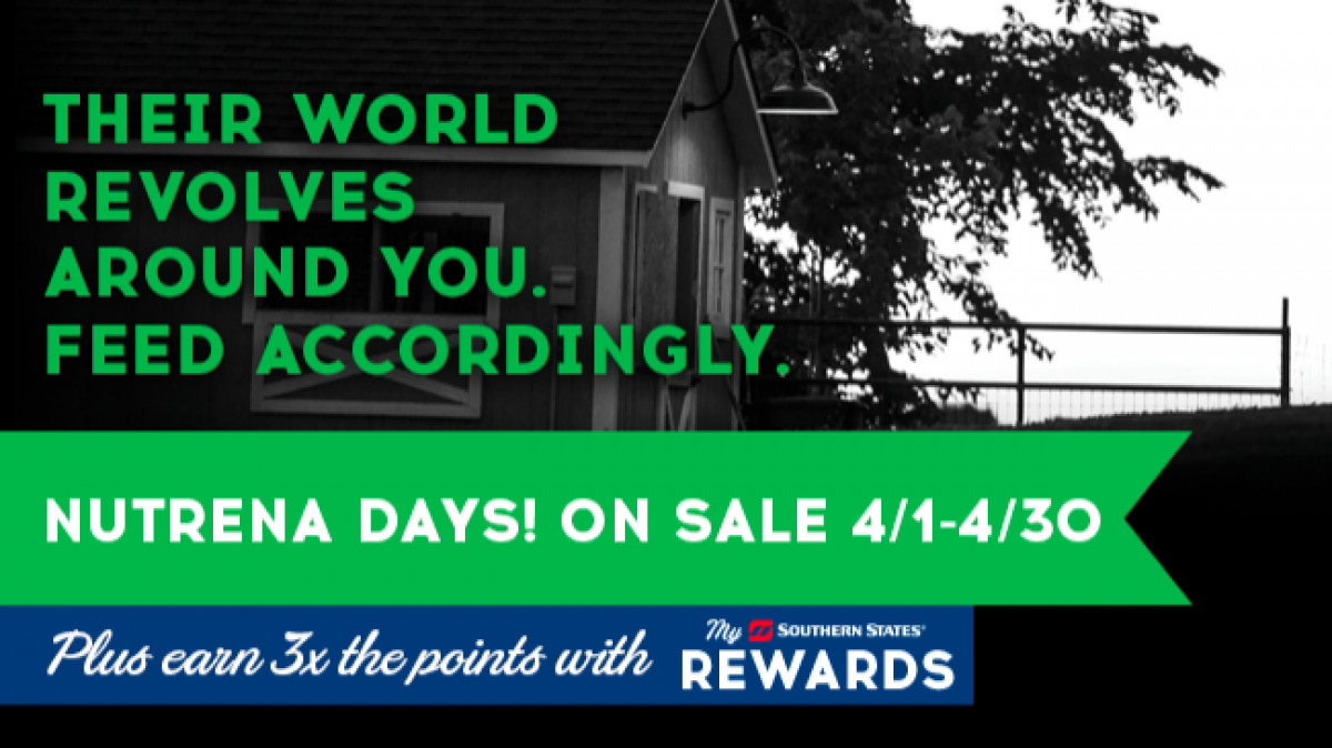 Nutrena Days! ON SALE 4/1-4/30 - Plus earn 3x the points with My SSC Rewards