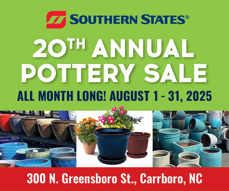 Carrboro 20th Annual Pottery Sale!
