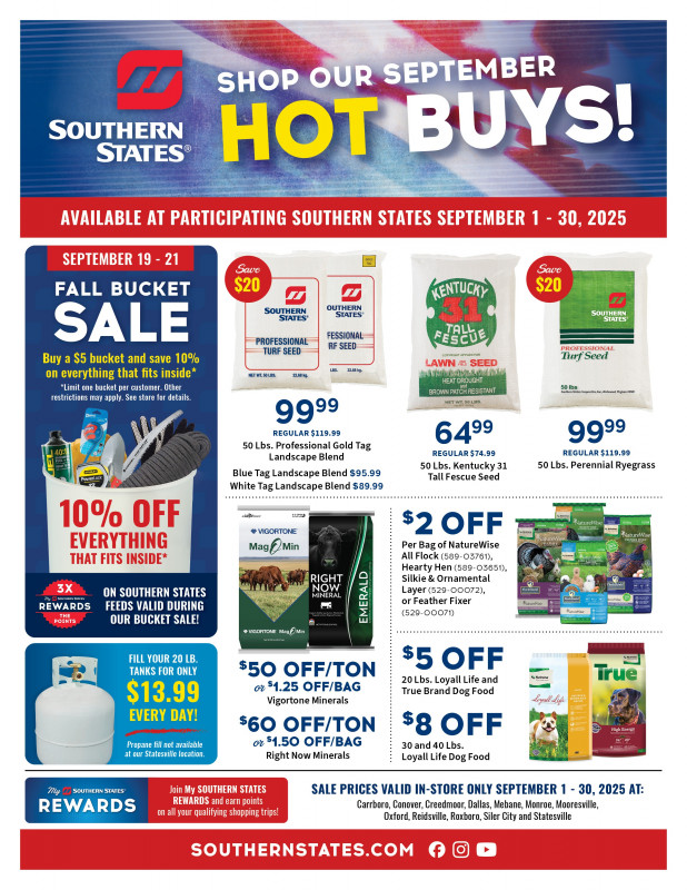 September Hot Buys!