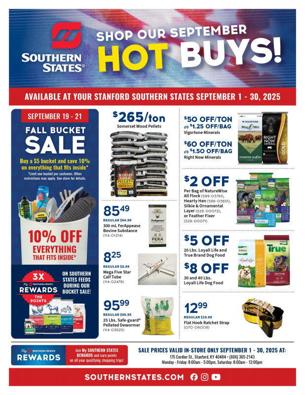 Stanford September Hot Buys!