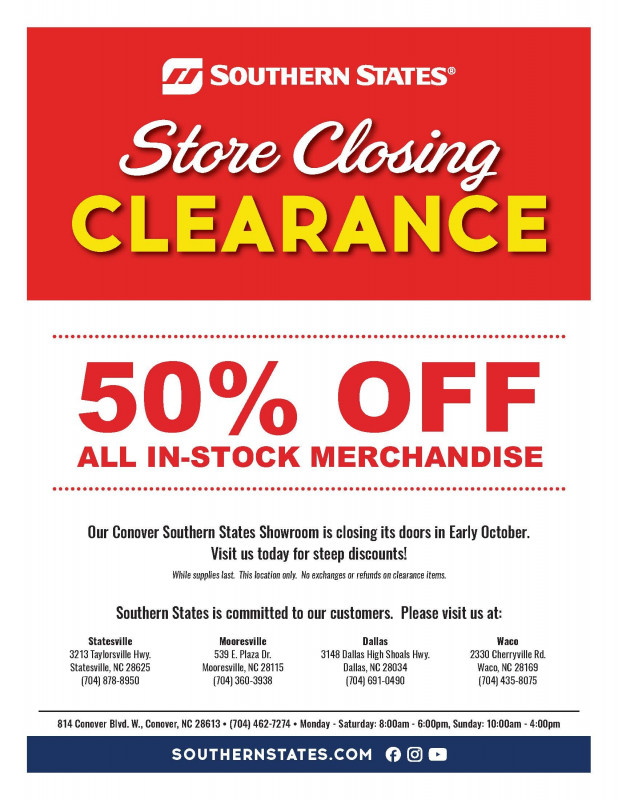 Conover Clearance Event