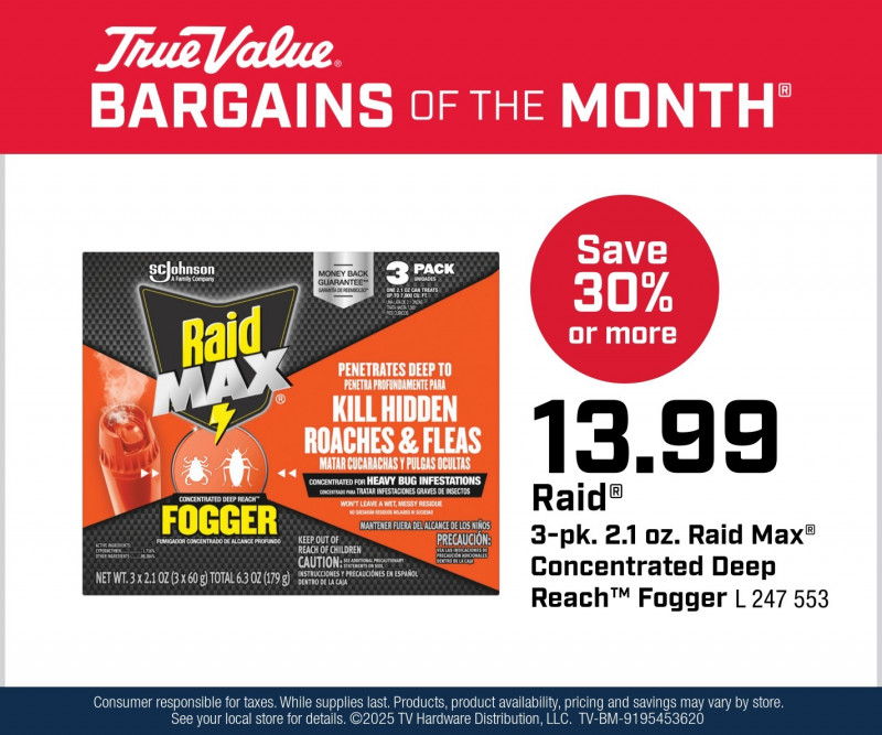 Raid Max® Concentrated Deep Reach™ Fogger $13.99