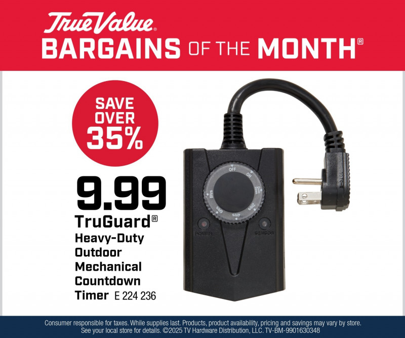 TruGuard® Heavy-Duty Outdoor Mechanical Countdown Timer $9.99