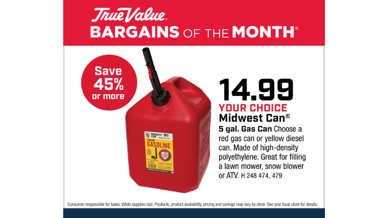 Midwest Can® 5 gal. Gas Can $14.99