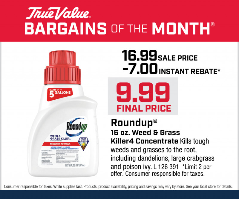 Roundup® 16 oz. Weed & Grass Killer4 Concentrate $9.99