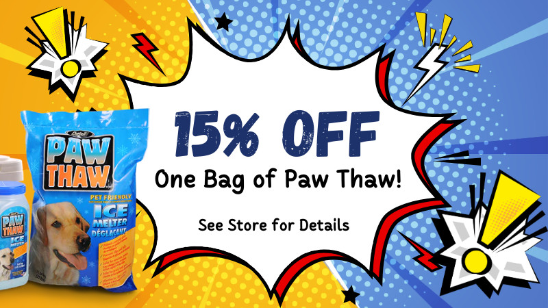 Take 15% Off Paw Thaw* Pet-Friendly Ice Melt!