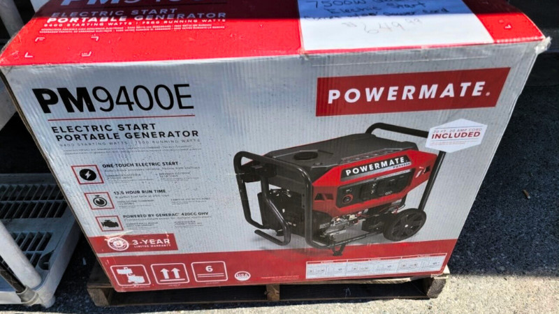 Powermate 750W with 20" Cord - $649.99!