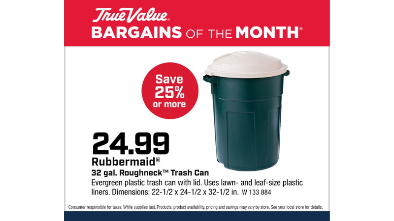 Rubbermaid® 32 gal. Roughneck™ Trash Can $24.99