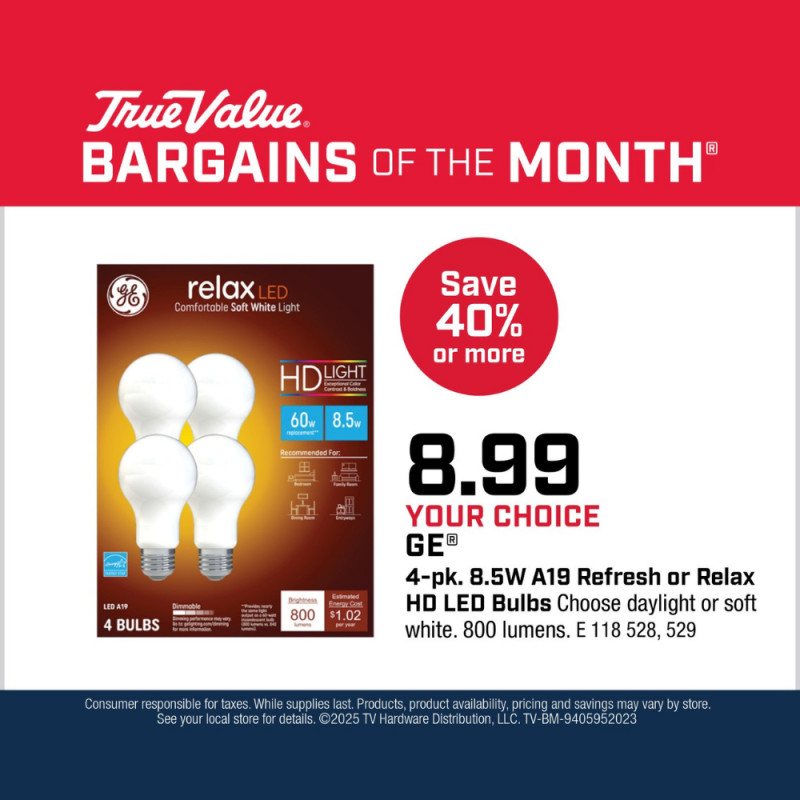 Your Choice GE® Light Bulbs Savings