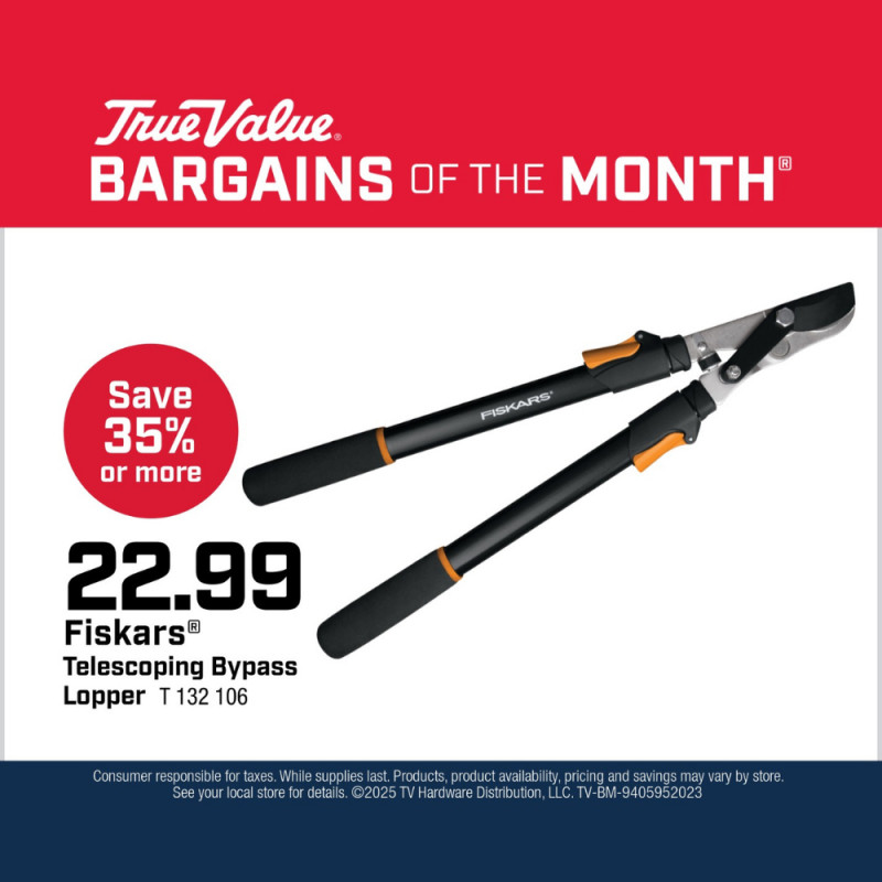 Fiskars® Telescoping Bypass Lopper $22.99