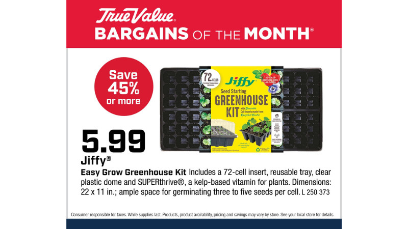 Jiffy® Easy Grow Greenhouse Kit $5.99