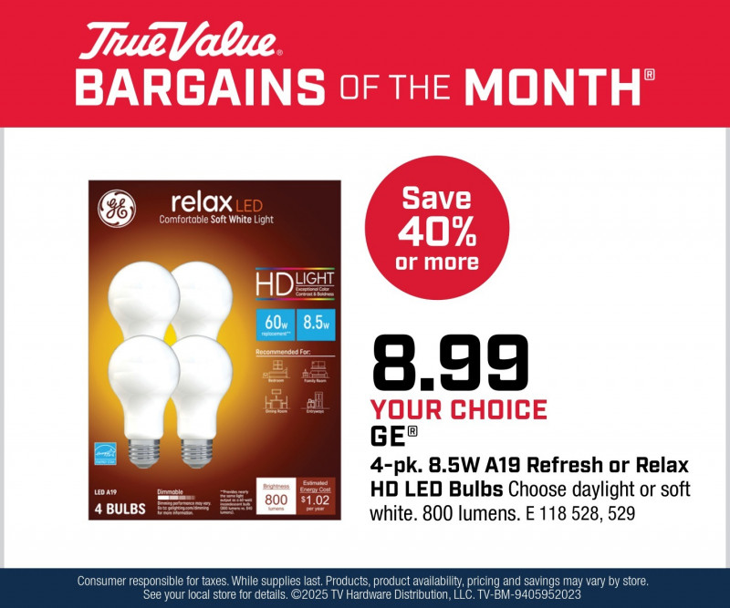Your Choice GE® Light Bulbs Savings
