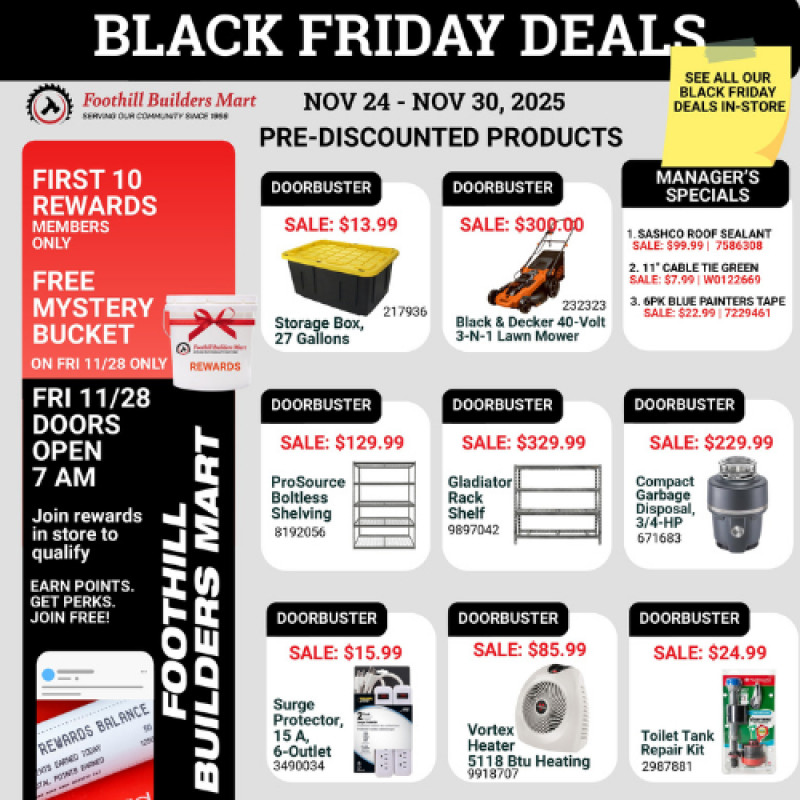 BLACK FRIDAY WEEK IS HERE!