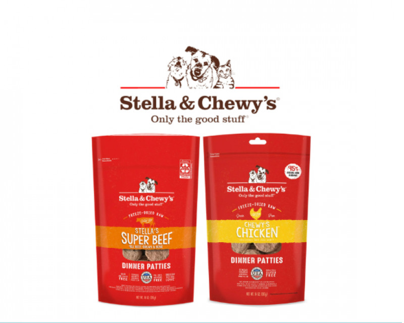 Buy 2, Get $8 off Stella & Chewy's 14 oz Freeze Dried