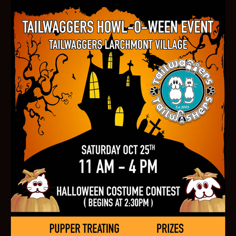 Tailwaggers Annual Halloween "Pupper Treat and Pet Costume Contest"