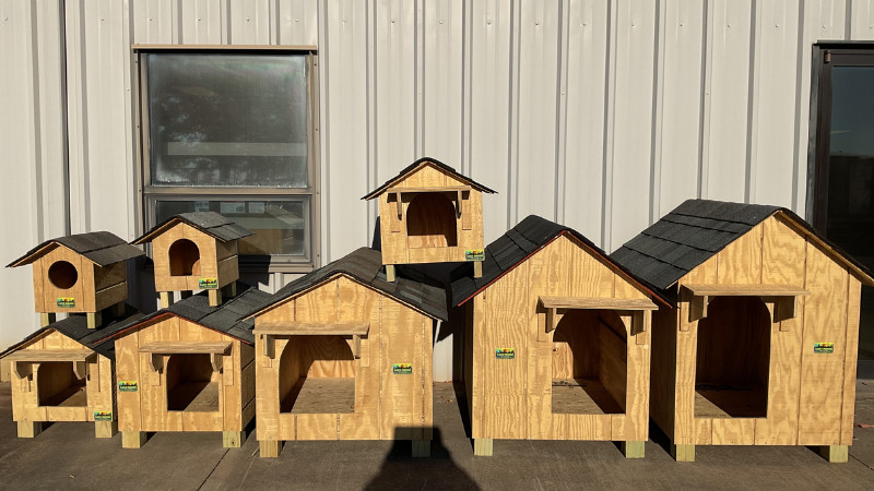 Custom-Built Dog Houses!