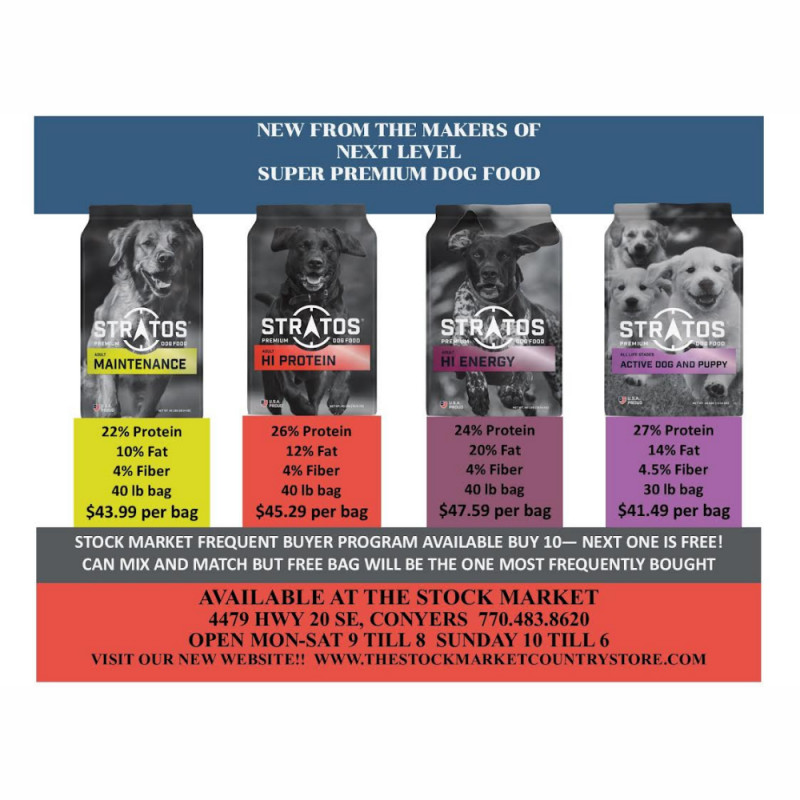 Stratos Dog Food Frequent Buyer Program