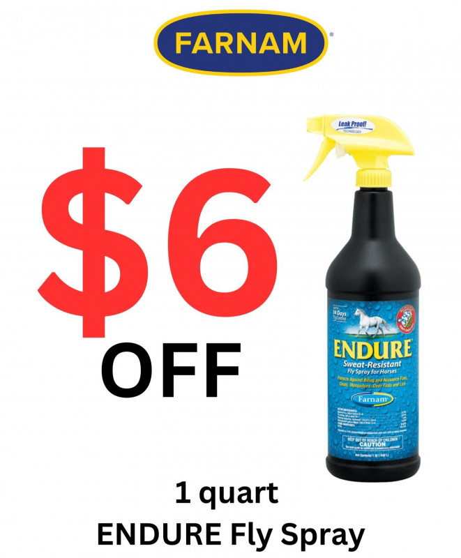 $6 OFF 32OZ Endure Fly Spray