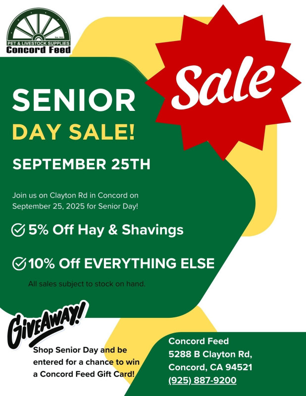 Senior Day Sale!