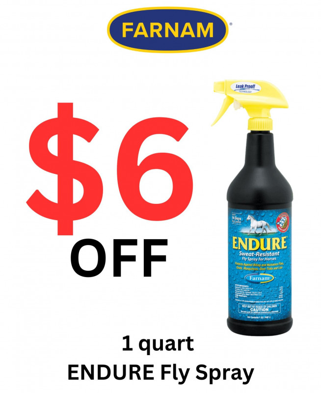 $6 OFF 32OZ Endure Fly Spray