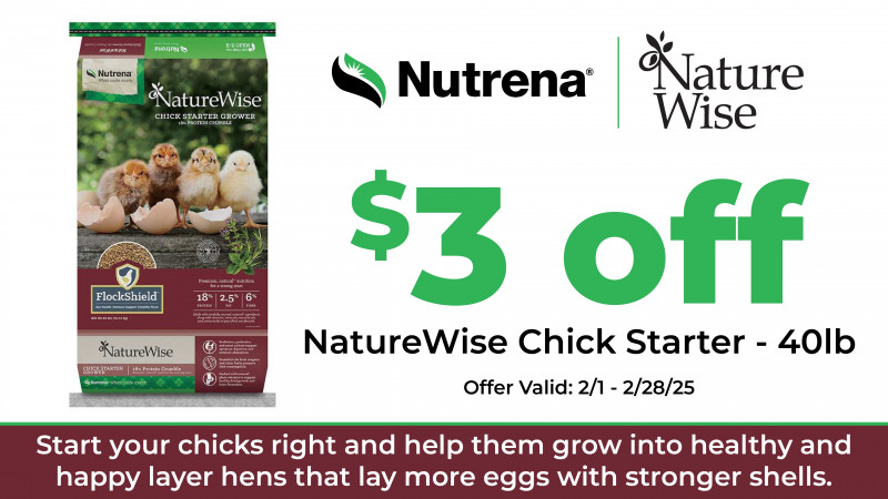 $3 off NatureWise Chick Starter