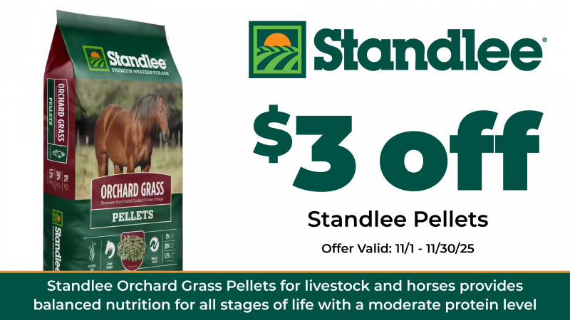 $3 off Standlee Pellets
