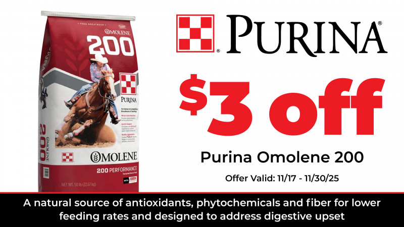 $3 off Purina Omolene 200