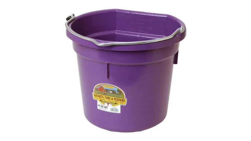 Hot Buy 20 Quart Flatback Horse Bucket $7.99