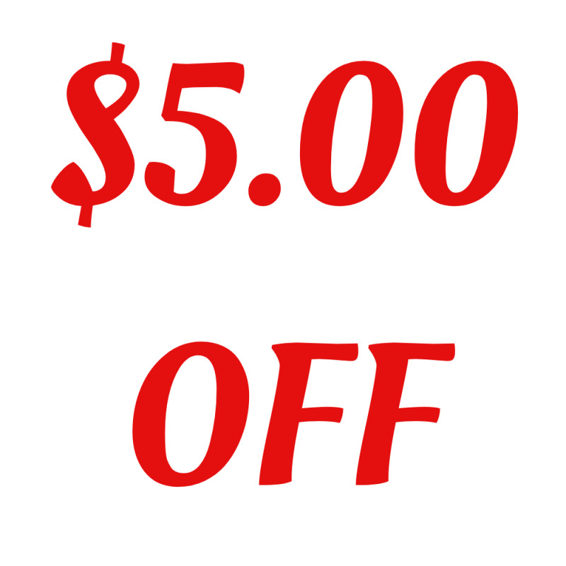 COUPON: $5 Off $40 Purchase or more