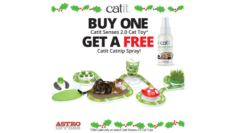 Catit | FREE Catit Catnip Spray with Select Toy Purchase