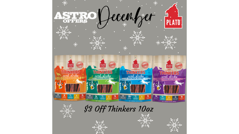 Plato | $3.00 OFF Thinkers Real Sticks 10oz