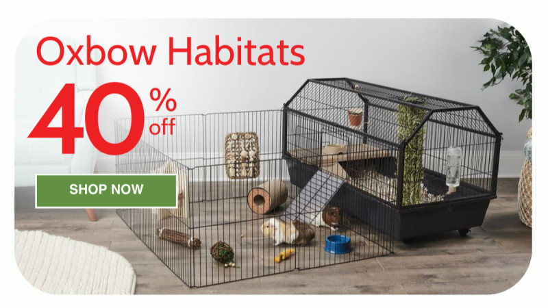 40% OFF OXBOW SMALL ANIMAL HABITATS