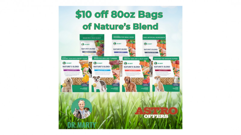 Dr. Marty's | $10.00 OFF 80oz Nature's Blend