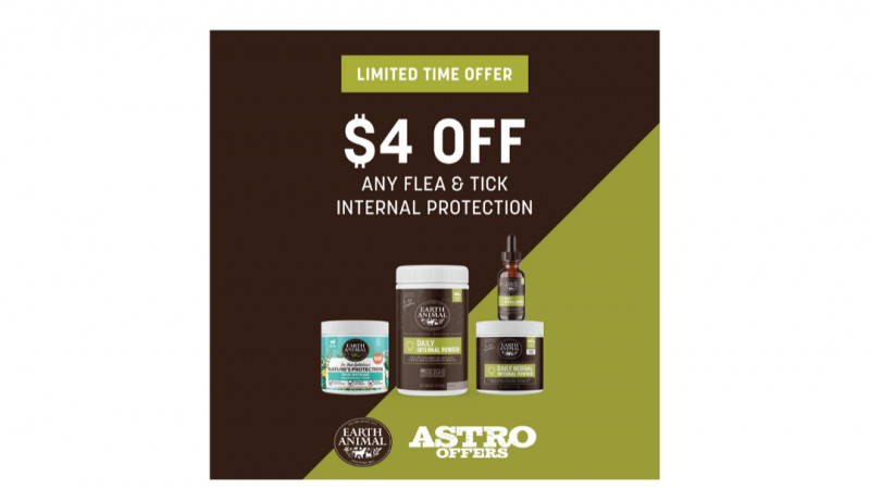 Earth Animal | $4.00 OFF Apothecary Flea & Tick Internal Protection